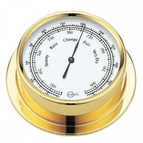 BAROMÈTRE LAITON 100mm BARIGO - Barigo Baromètre Stations météo  76250123