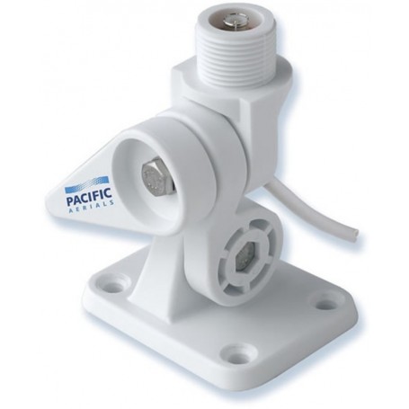 Rotule antenne VHF en pvc blanc, AVEC CONNEXION - Pacific Aerials Antennes de communication  65000412