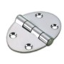 CHARNIÈRE INOX OVALE 51 x 38,5 mm EP:2mm Charnières Haute Qualité  40250450