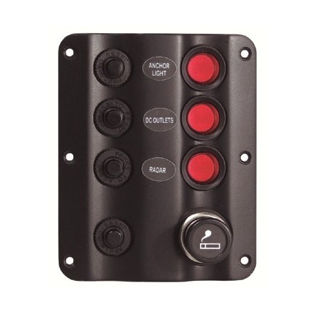 TABLEAU ÉLECTRIQUE 3 DISJONCTEURS + ALLUME CIGARE - AAA Tableaux électriques  40250348