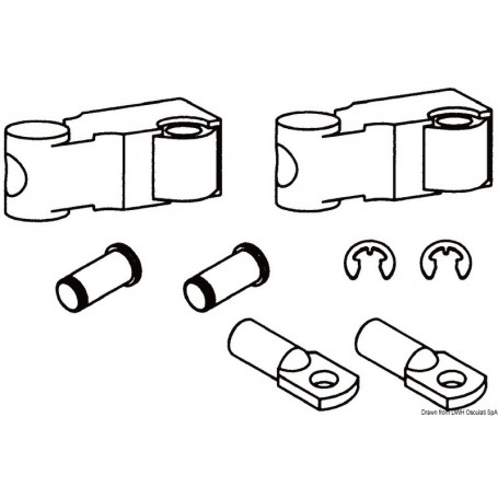 Kit pour adapter câbles K 61 - Ultraflex Câbles pour boîtier 8031164401466 45.100.13