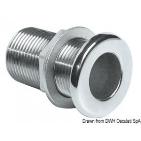 Passe-coque inox poli 1" - Osculati Crépine / Passe coque 8033137102929 17.421.73