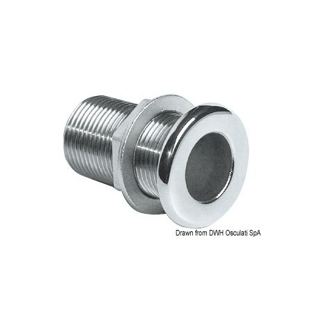 Passe-coque inox poli 1" - Osculati Crépine / Passe coque 8033137102929 17.421.73