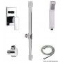 Loquet douche Square avec robinet - Osculati Douche et douchette 8033137096532 17.004.06