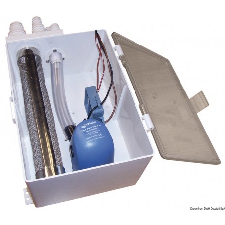 Collecteur eaux usées WHALE avec pompe automatique - Whale eaux grises / eaux noires 766478946577 16.117.50