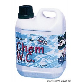 Liquide spécial pour WC chimiques et réservoirs  eaux usées - Osculati Wc marin 8033137019692 50.208.80