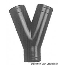 Raccord en Y - Whale eaux grises / eaux noires 766478611406 17.714.00