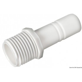 Raccord cyl. Mâle 1/2"BSP lot de 10 - Whale Vannes & Raccords plomberie  17.815.87