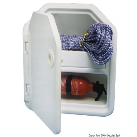 Niche fourre-tout/extincteur ABS - Osculati coffre et trappe 8033137109218 20.030.00
