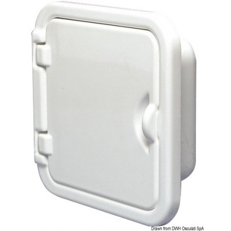 Armoire toilette 260x260mm - Osculati coffre et trappe 8033137109225 20.035.00