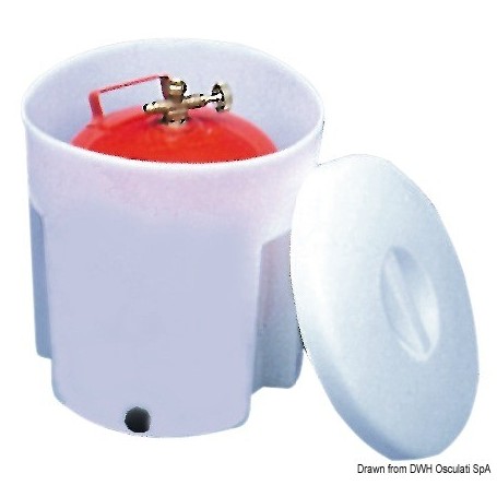 Container étanche pour bouteille de gaz – Osculati instalation gaz 8033137153969 50.250.00