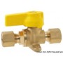 Robinet  arrêt avec platine de fixation - GOK instalation gaz 8033137152283 50.013.14