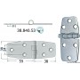 Charnière inox 97x38mm Le lot de 4 - Osculati Charnières Haute Qualité 8033137005862 38.840.53