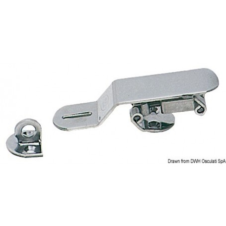 Fermeture pour coquerons avec œillet pour cadenas - Osculati Verrou, Sauterelle et Grenouillère 8033137009471 38.209.00