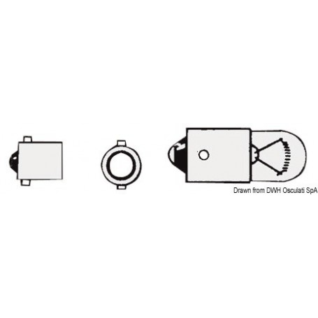 Ampoule à baïonnette 12 V 5W - Osculati ampoule-led-basse-consommation-12-24V 8033137089947 14.250.00