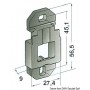 Embase support à paroi Fusibles & Porte fusible 8033137085918 14.116.01