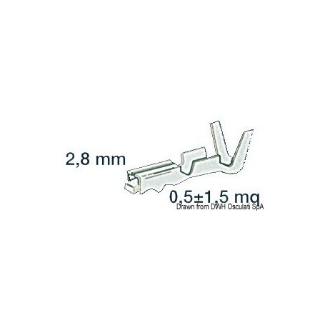 Fiche femelle - Osculati Cosses et Cables électriques 8033137089831 14.236.46