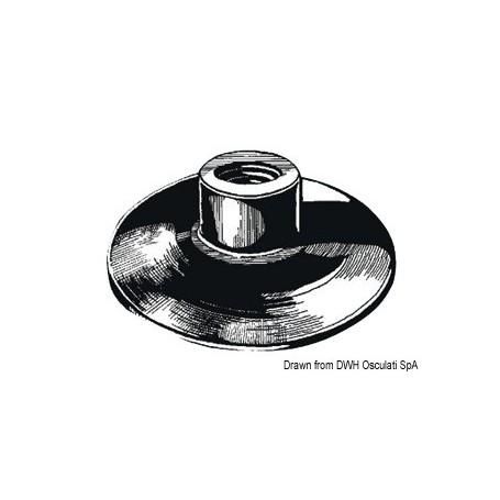 Mât de pavillon droit avec filetage en EPDM Le lot de 5 Accessoires pneumatiques 8033137007637 66.233.00