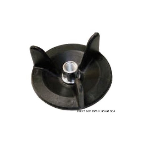 Support pour roue de secours  87 mm - Osculati accessoires remorque 8033137067815 02.010.85