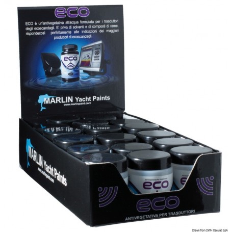 Anti-fouling MARLIN Eco pour transducteurs, échosondeurs et log - Marlin Antifouling 8033137169595 65.888.01