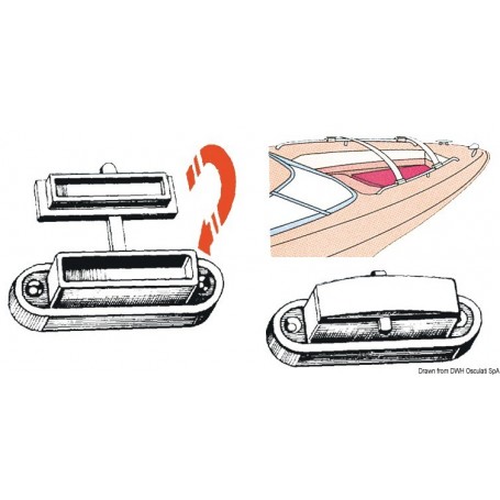 Embouts En laiton chromé Le lot de 2 Bâches et protections 8033137145230 46.108.00