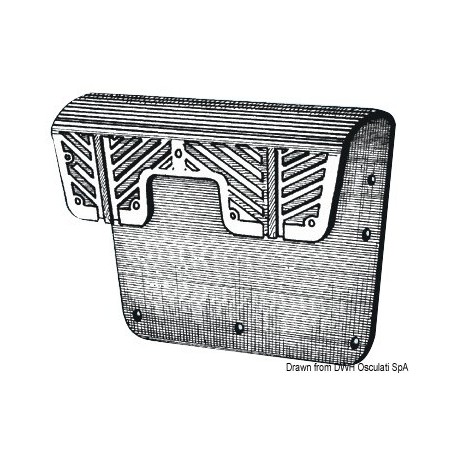 Plaque de protection  tableau arrière Le lot de 2 - Osculati Accessoires Hors bord 8033137148736 47.764.00