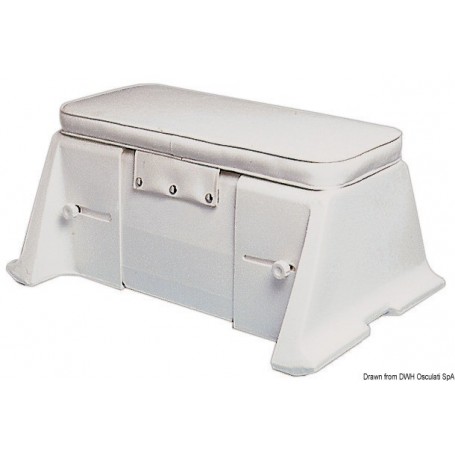 Coffre pour zodiacs et annexes de service 2,30 / 3,30 m - Osculati Siège, fauteuil  et pied de siège 8033137012310 48.294.00