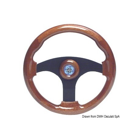 Volant en acajou - Osculati Volant & Barre à roue  45.158.07