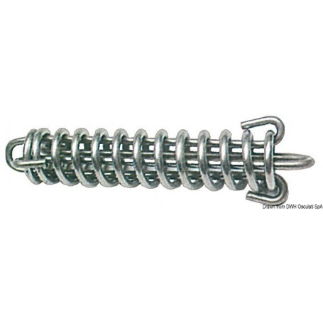 Ressort pour timonerie en inox Le lot de 2 - Osculati Système de direction 8033137072734 03.190.00