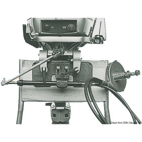 Dispositif pour l'installation de timoneries mono câble - Osculati Système de direction 8033137018220 45.147.00