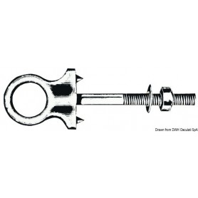 Anneau d'étrave En bronze chromé. Le lot de 2 Cadènes, pontets et filoirs 8033137130182 39.119.00