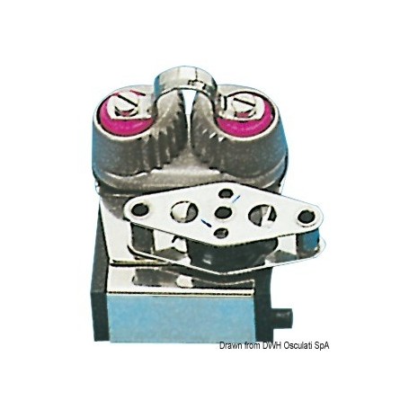 Terminal avec poulie de renvoi et coinceur - Viadana Rail et chariot de voile 8033137167454 62.244.80