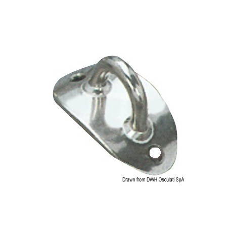 Anneau de tangon en inox Le lot de 2 - Viadana Le gréement 8033137166778 60.137.30