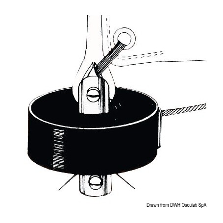 Enrouleur de foc avec bout de retour manuel  Sea Sure - Seasure Le gréement 8033137165931 57.299.00