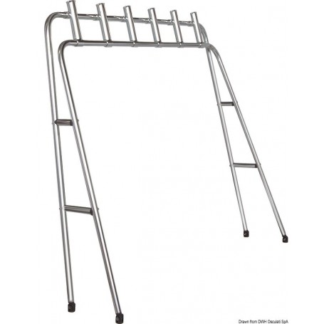 Tour porte-cannes à pêche rabattable Portes cannes 8033137135156 41.690.01