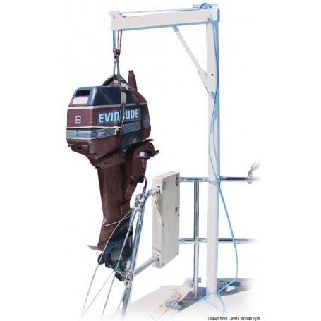 Bossoir démontable et pivotant - Osculati Bossoirs 8033137014031 42.360.00