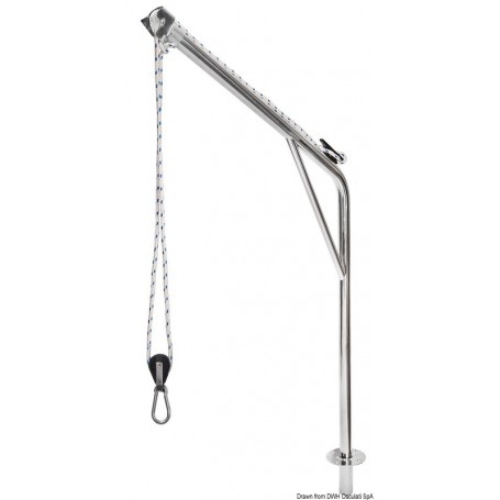 Bossoir pivotant en inox - Osculati Bossoirs 8033137135507 42.352.01