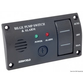 Panneau de contrôle pour pompe de fond de cale alarme sonore - Osculati Pompe de cale électrique 8033137002588 16.608.12