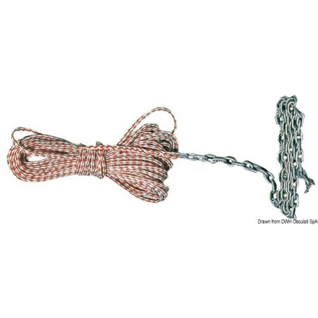 Bosse amarrage lévilène 8 mm - Osculati Ancres 8033137012235 01.105.00