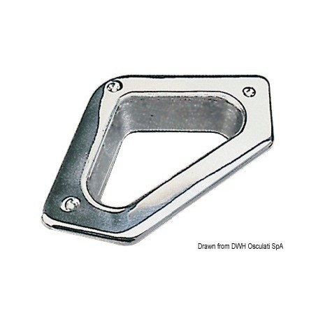 Ecubier triangulaire inox - Osculati Ecubiers 8033137000294 01.663.49