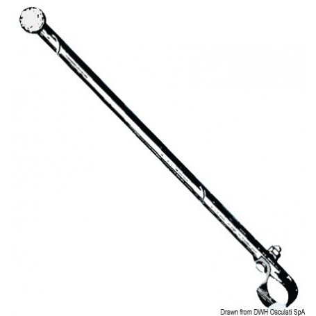 Mât de pavillon pour fixation sur tubes ou main-courante Le lot de 2 - Osculati 803313700426135.391.00