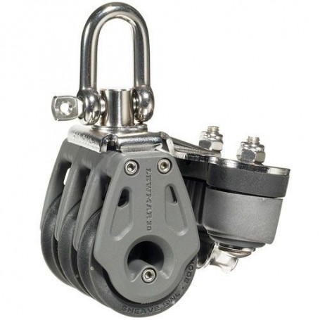 POULIE TRIPLE RINGOT & COINCEUR     T:30 - Lewmar Les poulies pour voilier  L29901428BK