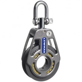 POULIE RACING SIMPLE                T:60 - Lewmar Les poulies pour voilier  L29901611BK