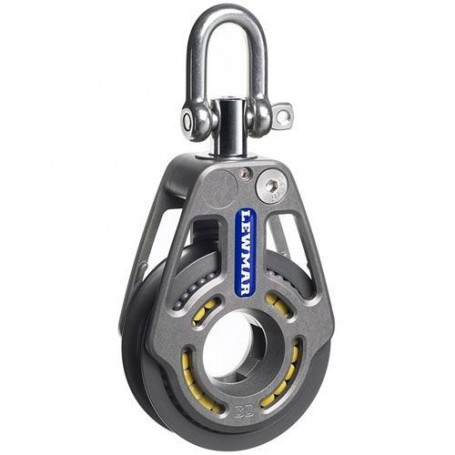 POULIE RACING SIMPLE                T:60 - Lewmar Les poulies pour voilier  L29901611BK