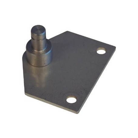 SUPPORT PLAT 58x48 A clip  INOX M8 Vérin de capot  13000096