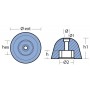 ANODE ZINC POUR HÉLICE VETUS 60MM - Imnasa