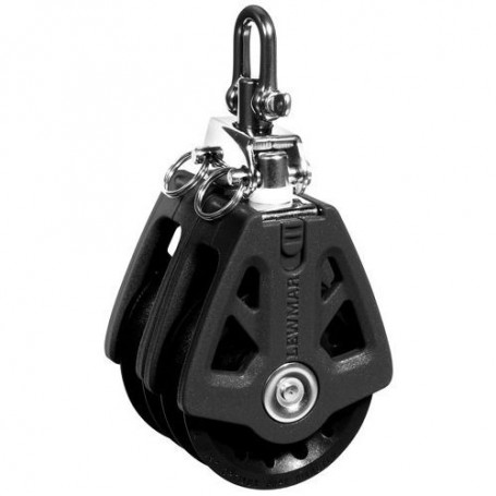 POULIE SYNCHRO DOUBLE T:50 BLACK - Lewmar L29925002BK