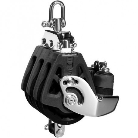 POULIE SYNCHRO TRIPLE RINGOT & COINCEUR               T:72 BLACK - Lewmar L29927210BK