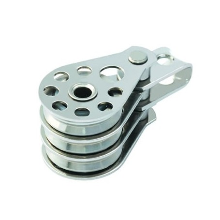 POULIE HAUTE TENSION 25mm TRIPLE - ALLEN BROTHERS Les poulies pour voilier  28000123