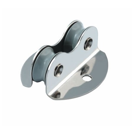 POULIE S/ROULEM. 16mm PASSECOQUE 2 GALET - ALLEN BROTHERS Les poulies pour voilier  28000135